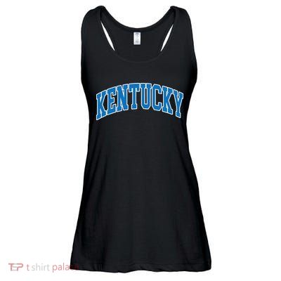 Kentucky Ky Throwback Design Classic Ladies Essential Flowy Tank