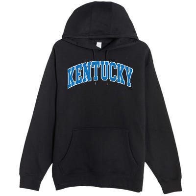 Kentucky Ky Throwback Design Classic Premium Pullover Hoodie
