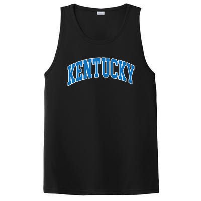 Kentucky Ky Throwback Design Classic PosiCharge Competitor Tank