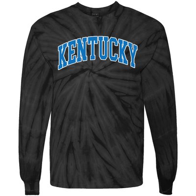 Kentucky Ky Throwback Design Classic Tie-Dye Long Sleeve Shirt