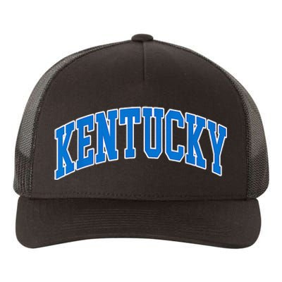 Kentucky Ky Throwback Yupoong Adult 5-Panel Trucker Hat