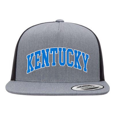 Kentucky Ky Throwback Flat Bill Trucker Hat