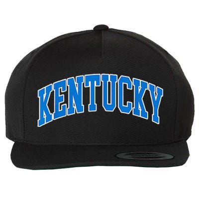 Kentucky Ky Throwback Wool Snapback Cap