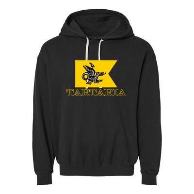 Keith K Tartaria Tartary Flag Garment-Dyed Fleece Hoodie