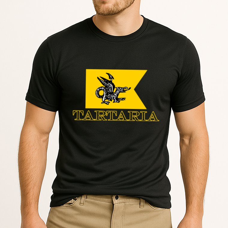 Keith K Tartaria Tartary Flag Cooling Performance Crew T-Shirt