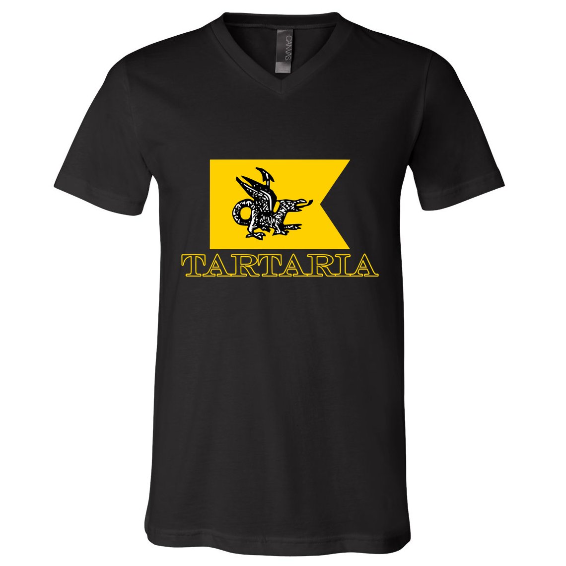 Keith K Tartaria Tartary Flag V-Neck T-Shirt