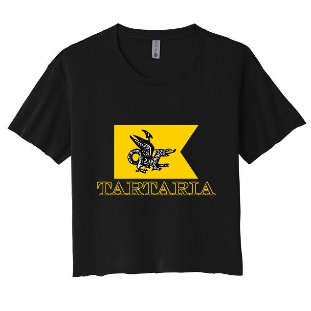 Keith K Tartaria Tartary Flag Crop Top