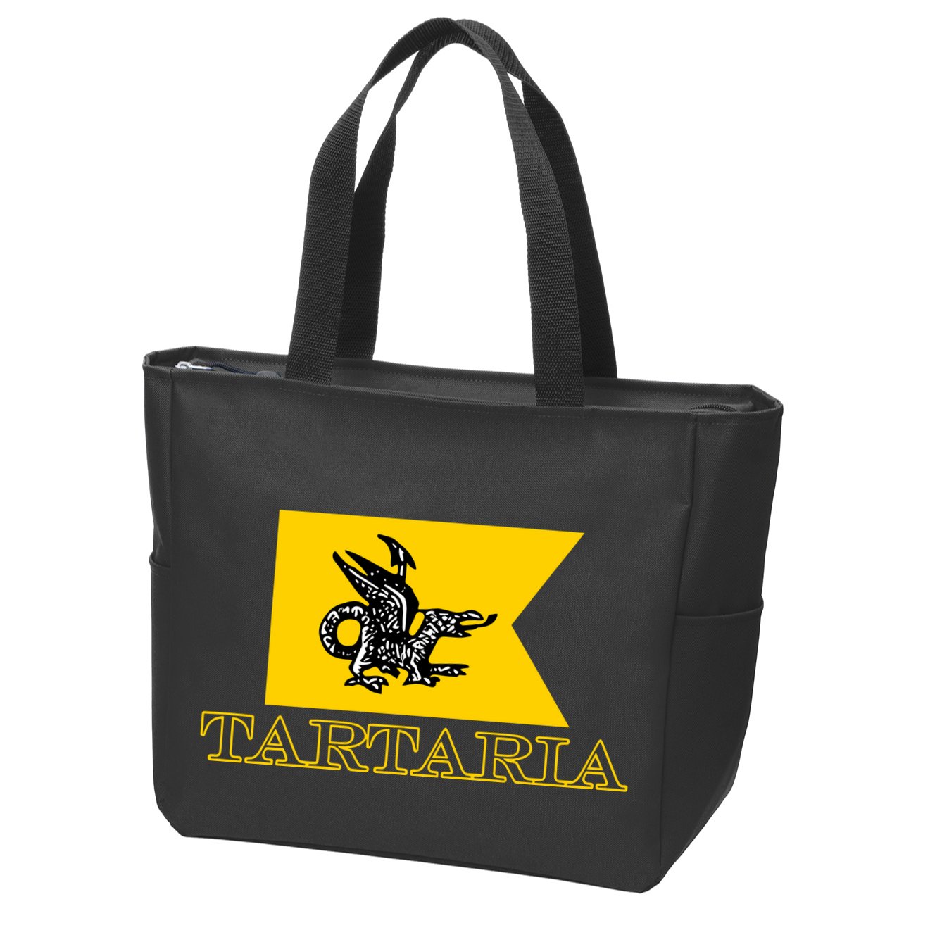 Keith K Tartaria Tartary Flag Zip Tote Bag
