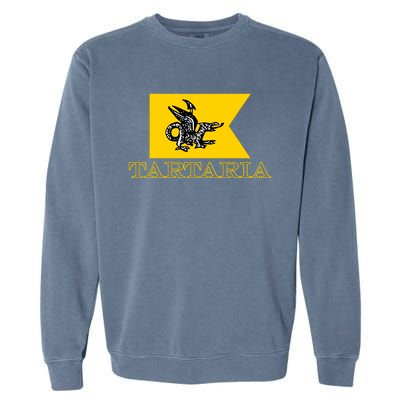 Keith K Tartaria Tartary Flag Garment-Dyed Sweatshirt