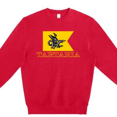 Keith K Tartaria Tartary Flag Premium Crewneck Sweatshirt