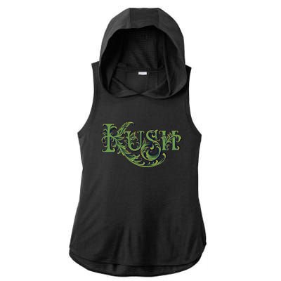 Kush Ladies PosiCharge Tri-Blend Wicking Draft Hoodie Tank