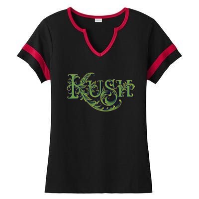 Kush Ladies Halftime Notch Neck Tee