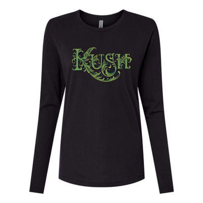 Kush Womens Cotton Relaxed Long Sleeve T-Shirt