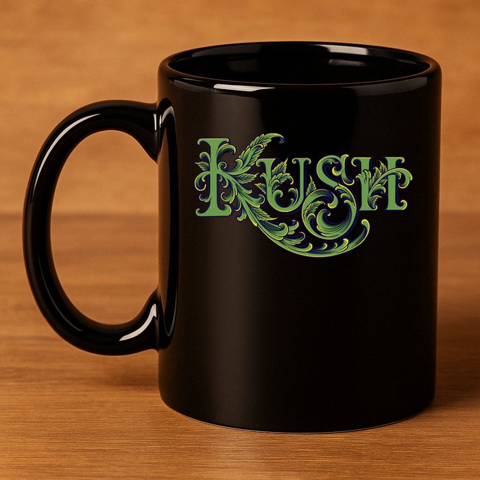 Kush 11oz C Handle Ceramic Mug