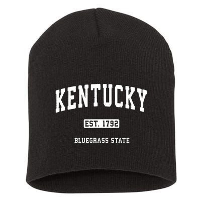 Kentucky Ky Vintage Sports Design Retro Varsity Short Acrylic Beanie