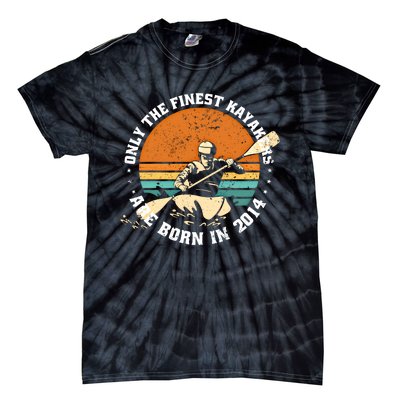 Kayakrafting Kayaker Vintage 2014 Birthday Kayaking Kayaks Gift Tie-Dye T-Shirt