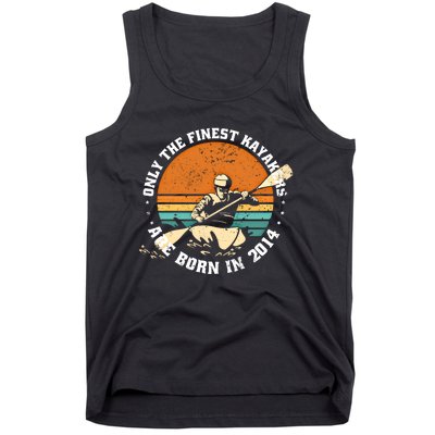 Kayakrafting Kayaker Vintage 2014 Birthday Kayaking Kayaks Gift Tank Top