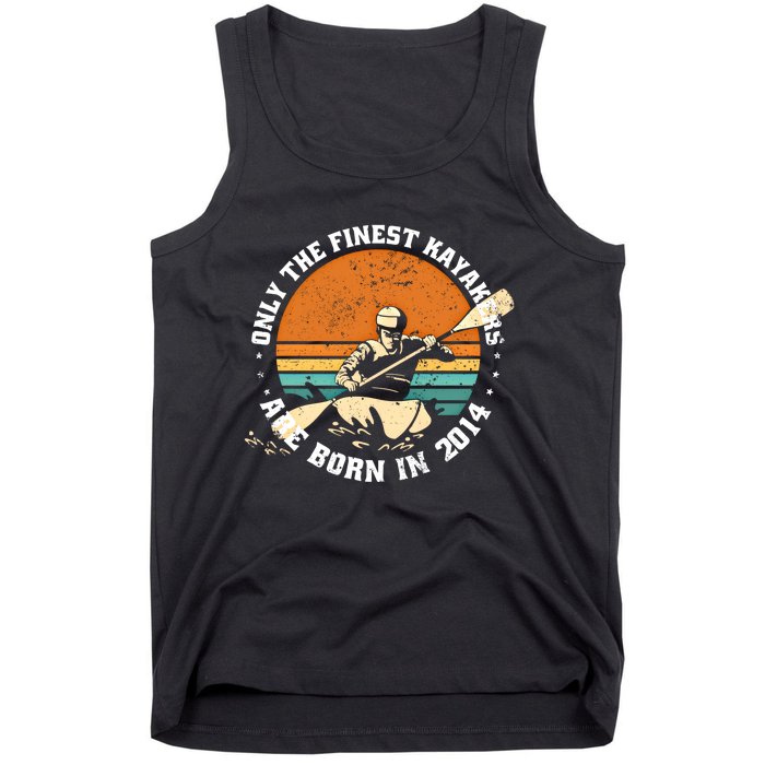 Kayakrafting Kayaker Vintage 2014 Birthday Kayaking Kayaks Gift Tank Top