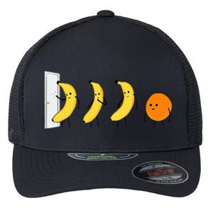 Knock Knock WhoS There Banana WhoS There Orange Flexfit Unipanel Trucker Cap