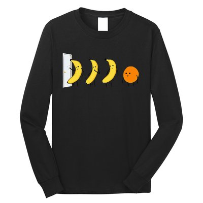 Knock Knock WhoS There Banana WhoS There Orange Long Sleeve Shirt