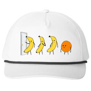 Knock Knock WhoS There Banana WhoS There Orange Snapback Five-Panel Rope Hat