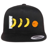 Knock Knock WhoS There Banana WhoS There Orange Flat Bill Trucker Hat