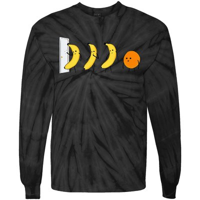 Knock Knock WhoS There Banana WhoS There Orange Tie-Dye Long Sleeve Shirt