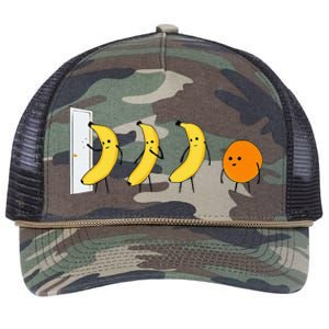 Knock Knock WhoS There Banana WhoS There Orange Retro Rope Trucker Hat Cap