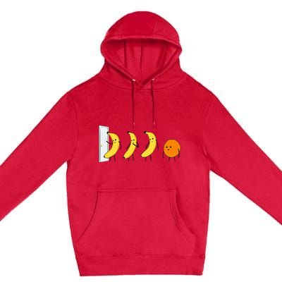 Knock Knock WhoS There Banana WhoS There Orange Premium Pullover Hoodie