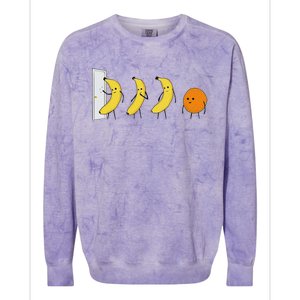 Knock Knock Whos Here Banana Colorblast Crewneck Sweatshirt