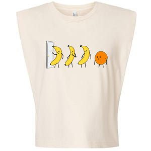 Knock Knock WhoS There Banana WhoS There Orange Garment-Dyed Women's Muscle Tee