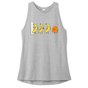 Knock Knock WhoS There Banana WhoS There Orange Ladies PosiCharge Tri-Blend Wicking Tank