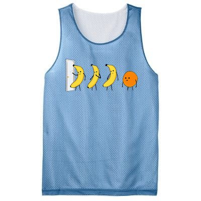 Knock Knock WhoS There Banana WhoS There Orange Mesh Reversible Basketball Jersey Tank