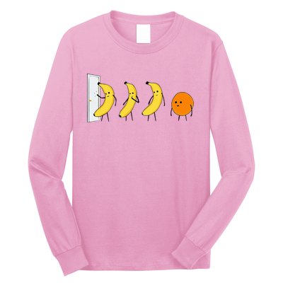 Knock Knock WhoS There Banana WhoS There Orange Long Sleeve Shirt