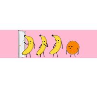 Knock Knock WhoS There Banana WhoS There Orange Bumper Sticker