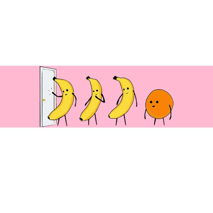 Knock Knock WhoS There Banana WhoS There Orange Bumper Sticker