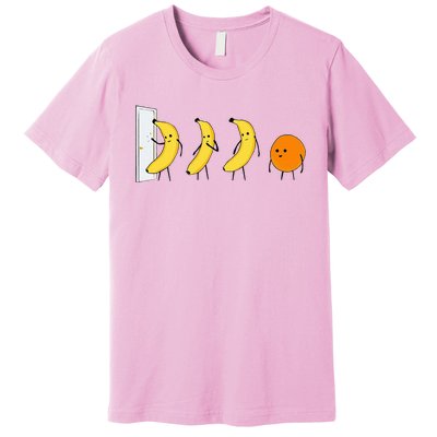 Knock Knock WhoS There Banana WhoS There Orange Premium T-Shirt