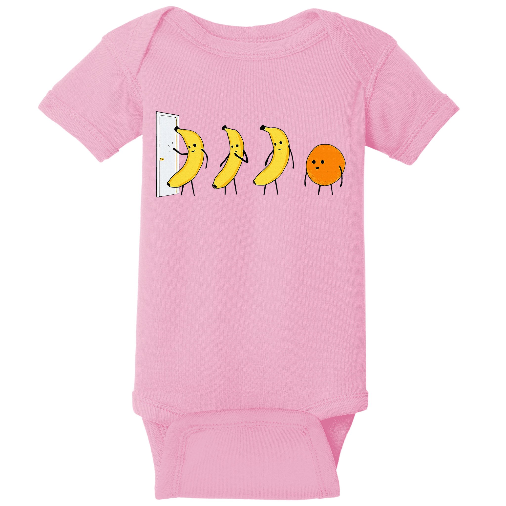 Knock Knock WhoS There Banana WhoS There Orange Baby Bodysuit
