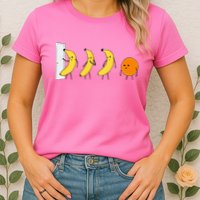 Knock Knock WhoS There Banana WhoS There Orange Womens T-Shirt