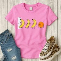 Knock Knock WhoS There Banana WhoS There Orange Womens T-Shirt