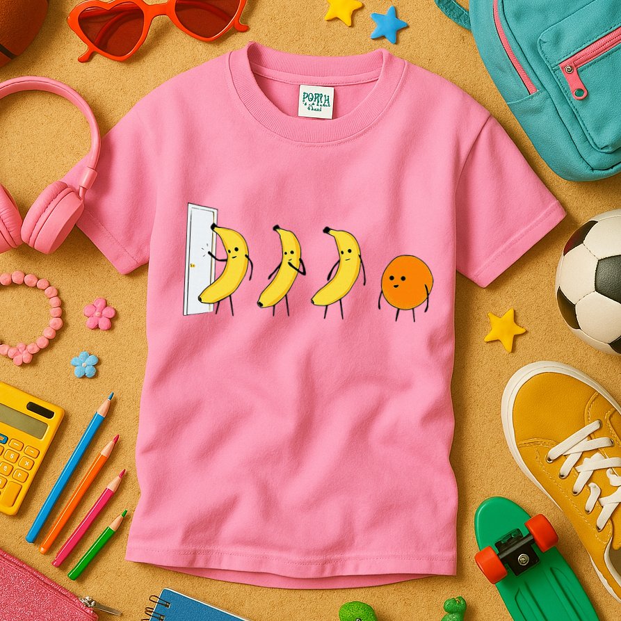 Knock Knock WhoS There Banana WhoS There Orange Kids T-Shirt