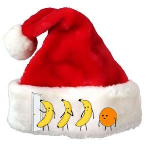 Knock Knock WhoS There Banana WhoS There Orange Premium Christmas Santa Hat