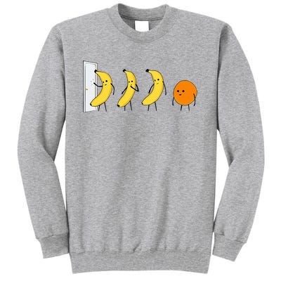 Knock Knock WhoS There Banana WhoS There Orange Tall Sweatshirt