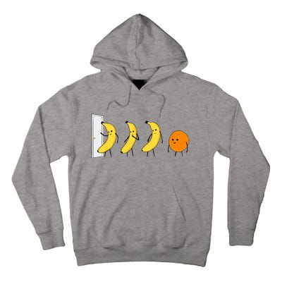 Knock Knock WhoS There Banana WhoS There Orange Tall Hoodie