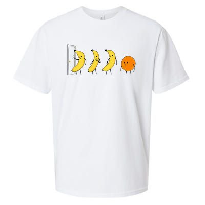 Knock Knock WhoS There Banana WhoS There Orange Sueded Cloud Jersey T-Shirt