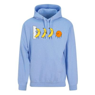 Knock Knock WhoS There Banana WhoS There Orange Unisex Surf Hoodie