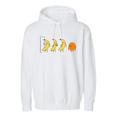 Knock Knock WhoS There Banana WhoS There Orange Garment-Dyed Fleece Hoodie