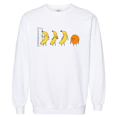 Knock Knock WhoS There Banana WhoS There Orange Garment-Dyed Sweatshirt