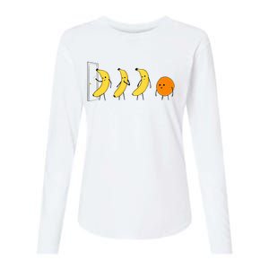 Knock Knock WhoS There Banana WhoS There Orange Womens Cotton Relaxed Long Sleeve T-Shirt