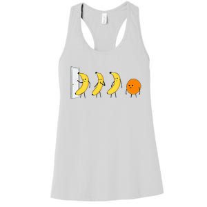 Knock Knock WhoS There Banana WhoS There Orange Women's Racerback Tank